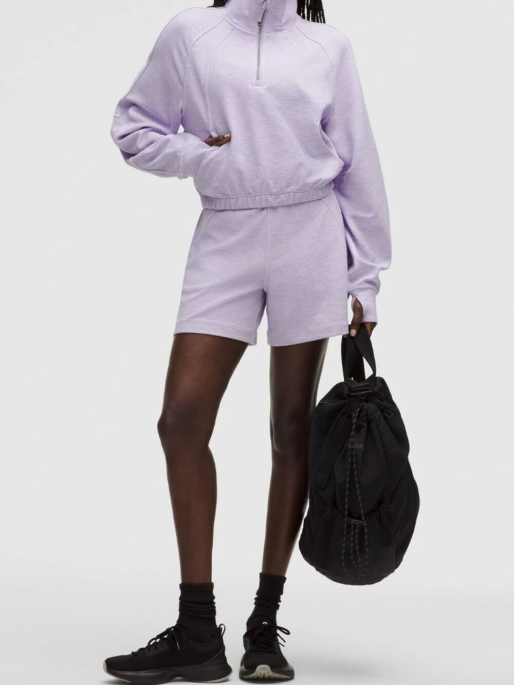 lululemon athletica Scuba Cropped Funnel-Neck Half Zip Waffle NWT - Picture 7 of 7